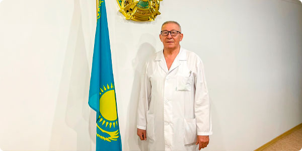 Максут Саркулов, заведующий отделением трансфузиологии МОМБ